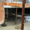 The wing deck is put in place on the MF-41 Catamaran at Joest Boats Oct 2013