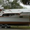Joest Boats re-launch of 1959 31' Chris Craft Constellation